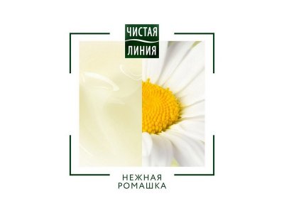 Гель для душа Чистая линия смягчающий Ромашка и овсяное молочко, 250 мл 1-00313017_3