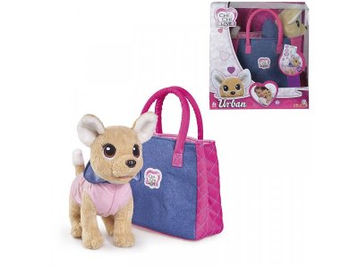 Мягкая игрушка Simba, Chi Chi Love Собачка Городская мода с сумочкой и стикерами 1-00313696_1