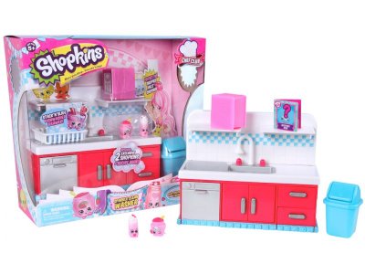 Набор игровой Moose Shopkins Кулинарный клуб, Кухня Сияющая раковина 1-00314217_1