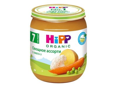 Пюре Hipp Овощное ассорти 125 г 1-00034488_1