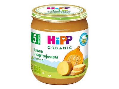 Пюре Hipp Тыква, картофель 125 г 1-00034493_1