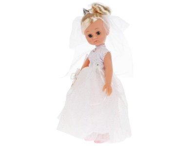 Кукла интерактивная Карапуз Полина Невеста, 33 см 1-00314339_2