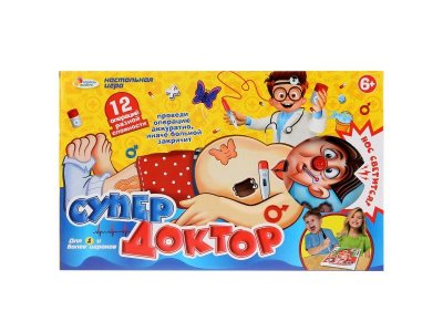 Игра настольная Играем вместе Супер доктор 1-00314811_1