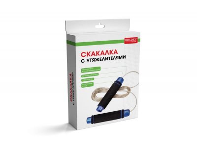Скакалка Bradex с утяжелителями 1-00316480_2
