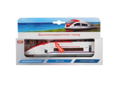 Игрушка Технопарк Поезд скоростной, свет, звук, инерционная 1-00315746_2