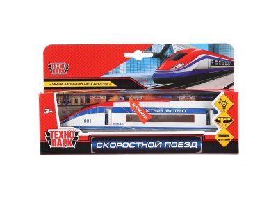 Игрушка Технопарк Поезд скоростной, свет, звук, инерционная 1-00315747_2
