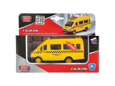 Игрушка Технопарк Машина Газель Такси, свет, звук, инерционная 1-00315761_2
