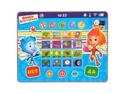 Игрушка Умка Сенсорный планшет Фиксики Викторина 12 тем, 120 вопросов, 9 фиксипелок 1-00315957_1