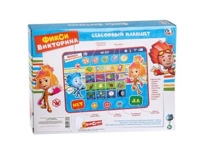 Игрушка Умка Сенсорный планшет Фиксики Викторина 12 тем, 120 вопросов, 9 фиксипелок 1-00315957_3