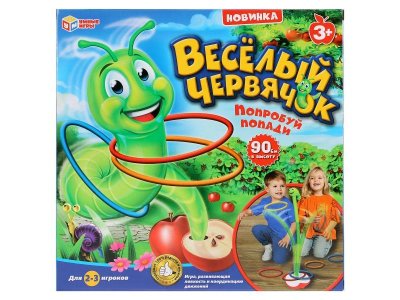 Игра настольная Умные игры Веселый червячок 1-00316037_1