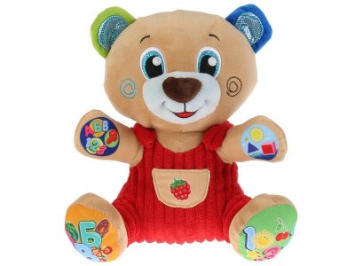 Мягкая игрушка Мульти-Пульти Умный Мишка: Учим Цифры, Буквы, Формы 1-00316151_1
