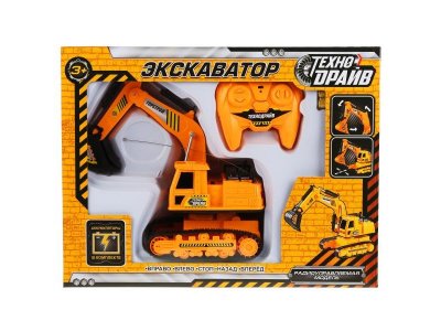Игрушка ТехноДрайв Экскаватор на радиоуправлении 1-00316202_4