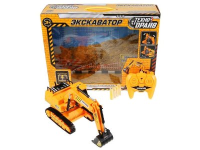Игрушка ТехноДрайв Экскаватор на радиоуправлении 1-00316202_6