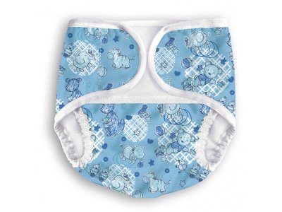 Трусики для купания Multi diapers, Light многоразовые, размер В, 4-9 кг 1-00083678_2