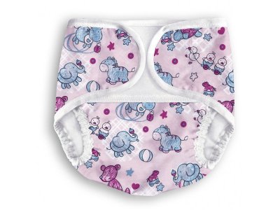 Трусики для купания Multi diapers, Light многоразовые, размер В, 4-9 кг 1-00083678_4