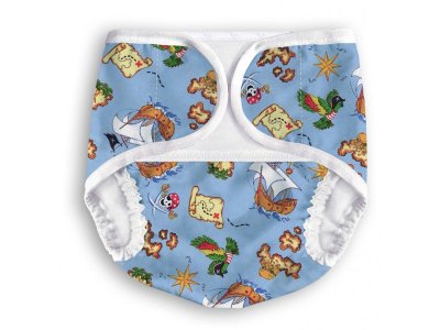 Трусики для купания Multi diapers, Light многоразовые, размер А, 3-6 кг 1-00083677_4