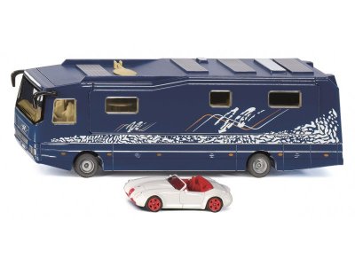Игрушка Siku Дом на колесах Volkner Mobil с гаражом и л/а, 1:50 1-00317055_1