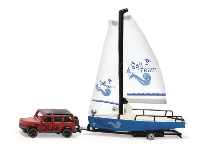 Игрушка Siku Машина Mercedes-AMG G65 с парусником 1-00317066_1