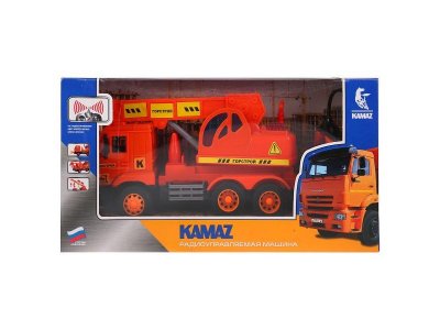 Игрушка Технопарк Машина на радиоуправлении Kamaz Автокран, со светом 1-00315621_6