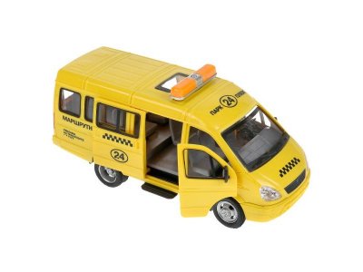 Игрушка Технопарк Машина Газель Такси, свет, звук, инерционная 1-00315639_4