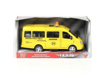 Игрушка Технопарк Машина Газель Такси, свет, звук, инерционная 1-00315639_7