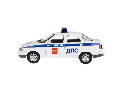 Игрушка Технопарк Машина Lada 110 Полиция ДПС, свет, звук, инерционная 1-00315640_3