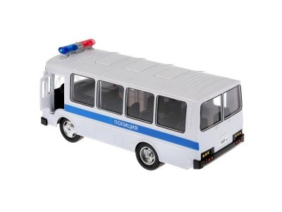 Игрушка Технопарк Автобус ПАЗ Полиция, свет, звук, инерционная 1-00315671_3