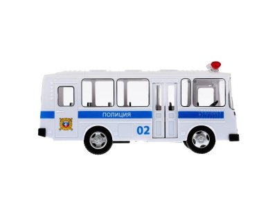 Игрушка Технопарк Автобус ПАЗ Полиция, свет, звук, инерционная 1-00315671_4