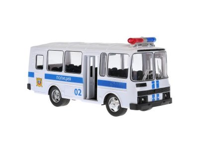 Игрушка Технопарк Автобус ПАЗ Полиция, свет, звук, инерционная 1-00315671_5