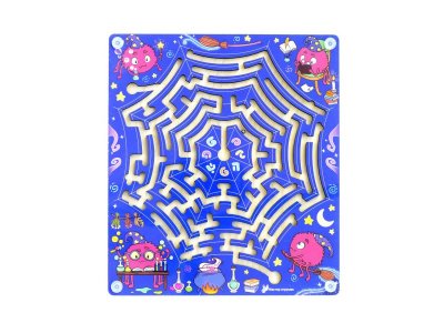 Игрушка из дерева Мастер Игрушек Лабиринт с шариком Паутинка 1-00318210_1