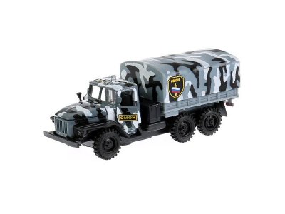 Игрушка Технопарк Машина Урал Омон 1:43 , свет, звук, инерционная 1-00315724_6