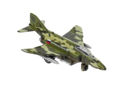 Игрушка Технопарк Самолет, свет, звук, инерционная 1-00315732_1