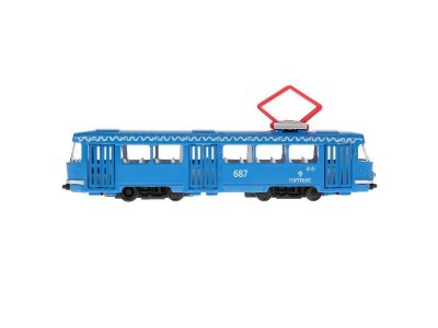 Модель Технопарк Трамвай, свет, звук, инерционная 1-00315741_5