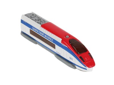 Игрушка Технопарк Поезд скоростной, свет, звук, инерционная 1-00315747_1