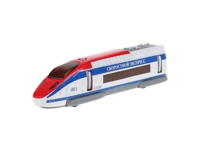 Игрушка Технопарк Поезд скоростной, свет, звук, инерционная 1-00315747_4