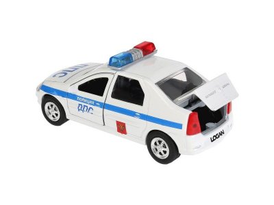 Игрушка Технопарк Машина Renault Logan ДПС, свет, звук, инерционная 1-00315749_4