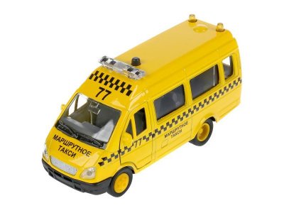 Игрушка Технопарк Машина Газель Такси, свет, звук, инерционная 1-00315761_1