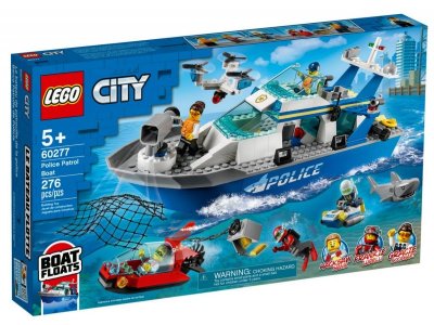 Конструктор Lego City Police Катер полицейского патруля 1-00318954_2