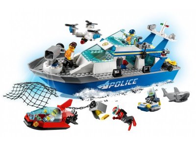Конструктор Lego City Police Катер полицейского патруля 1-00318954_3