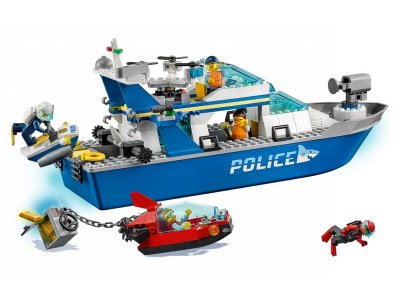 Конструктор Lego City Police Катер полицейского патруля 1-00318954_5