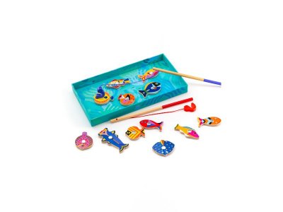 Игра настольная Djeco Магнитная рыбалка Рыбки 1-00317237_4