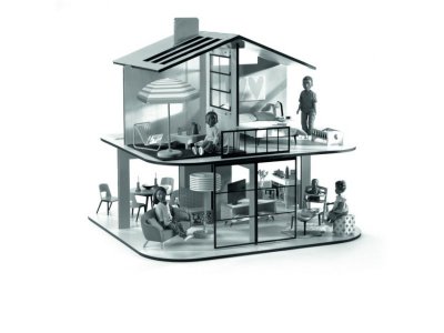 Конструктор Djeco Цветной дом для кукол 1-00317416_2