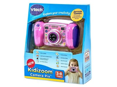 Камера цифровая Vtech Kidizoom Pix, розовая 1-00318066_2