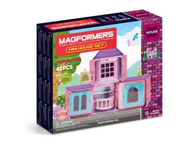 Конструктор магнитный Magformers Mini House Set, 42 элемента 1-00316380_1