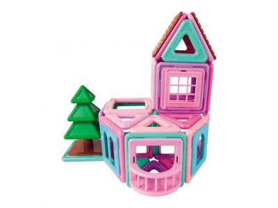 Конструктор магнитный Magformers Mini House Set, 42 элемента 1-00316380_2