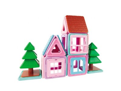 Конструктор магнитный Magformers Mini House Set, 42 элемента 1-00316380_3