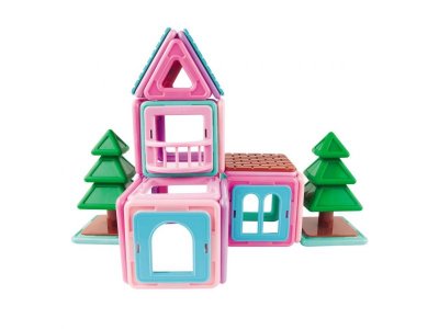 Конструктор магнитный Magformers Mini House Set, 42 элемента 1-00316380_7