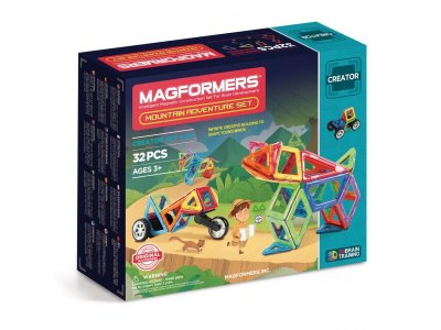 Конструктор магнитный Magformers Adventure Mountain, 32 элемента 1-00316385_1