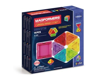 Конструктор магнитный Magformers Window Basic, 14 элементов 1-00316387_1
