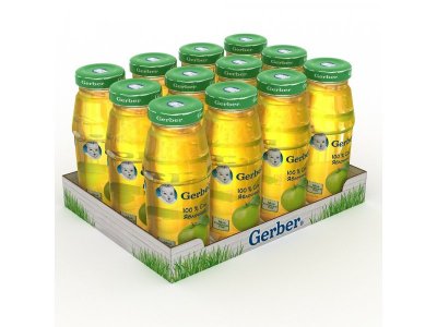 Сок Gerber яблочный осветленный 175 мл 1-00007677_2